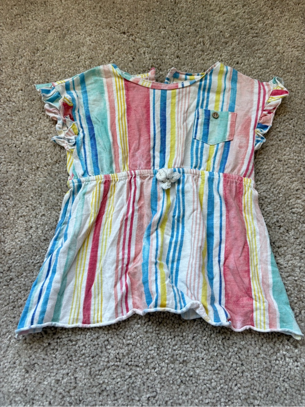 Zara BabyGirl Multicolor Stripe Dress